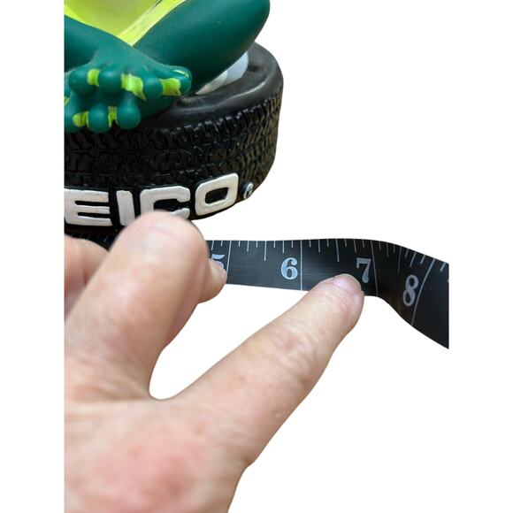 Geico Gecko Piggy Bank Vintage 9"T x 6"W - Picture 2 of 8